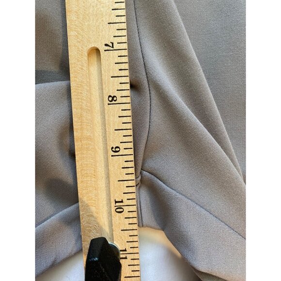 H By Halston Leggings Womens MP Gray Mid-Rise Ankle Pull On Stretch Yoga Pants - Picture 10 of 14